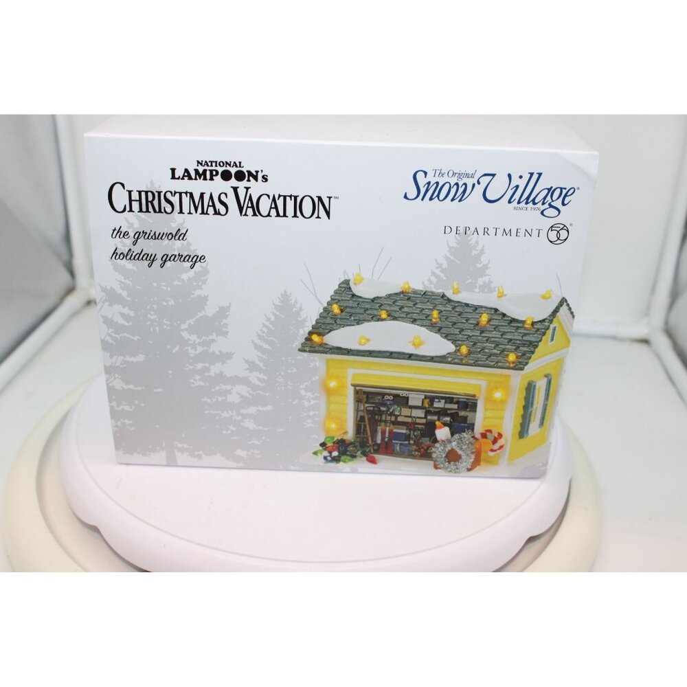Dept 56 Snow Village - The Griswold Holiday Garage
